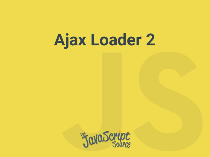 Ajax Loader 2