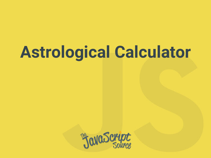 Astrological Calculator
