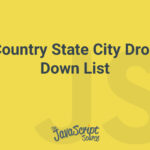 Country State City Drop Down List