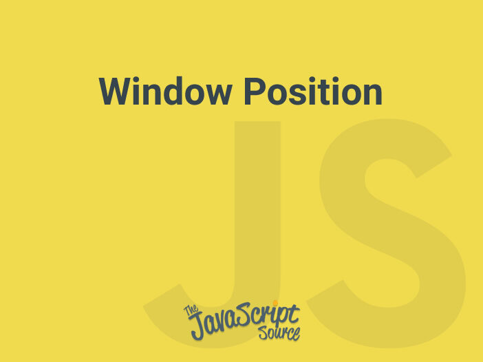 Window Position