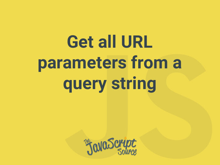 Get all URL parameters from a query string