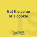 Get the value of a cookie
