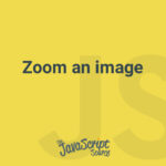 Zoom an image