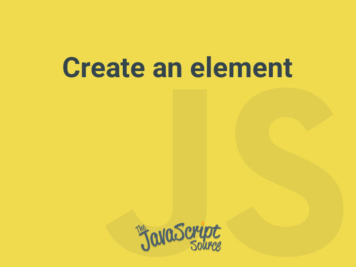 Create an element