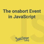 The onabort Event in JavaScript