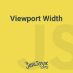 Viewport Width